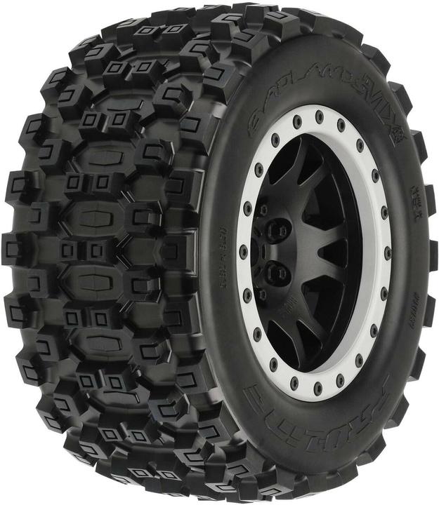 Image du produit Pro-Line Badlands MX43 All Terrain Truck pneus avant/arrière (2)