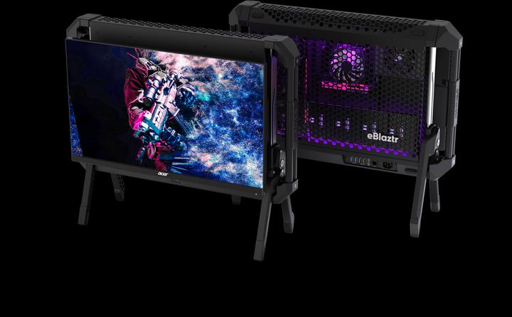 Produktbild eBlaztr ITX Gaming Desktop Gehäuse schwarz (ITX)