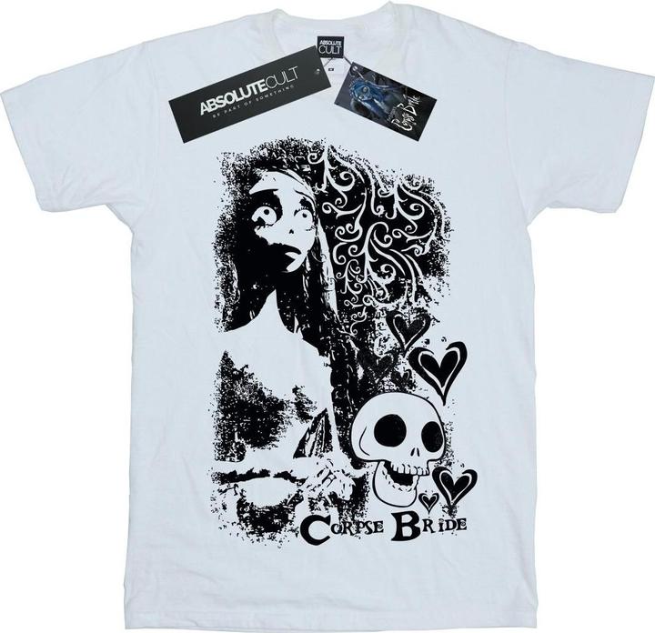 Produktbild Corpse Bride Skull Logo TShirt Mädchen (104)