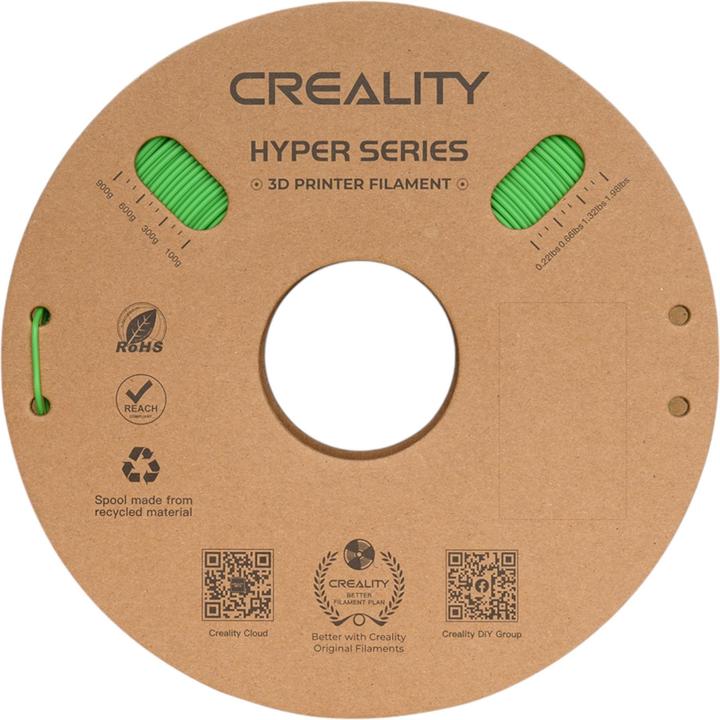 Image du produit Creality Hyper PLA (PLA, 1.75 mm, 1000 g, Vert)