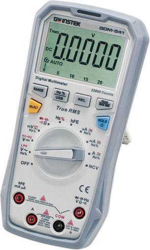 GW Instek GDM-541 - Multimetro GDM-541 digitale 22000 conteggi TRMS USB (CAT III 1000V, CAT IV 600V)
