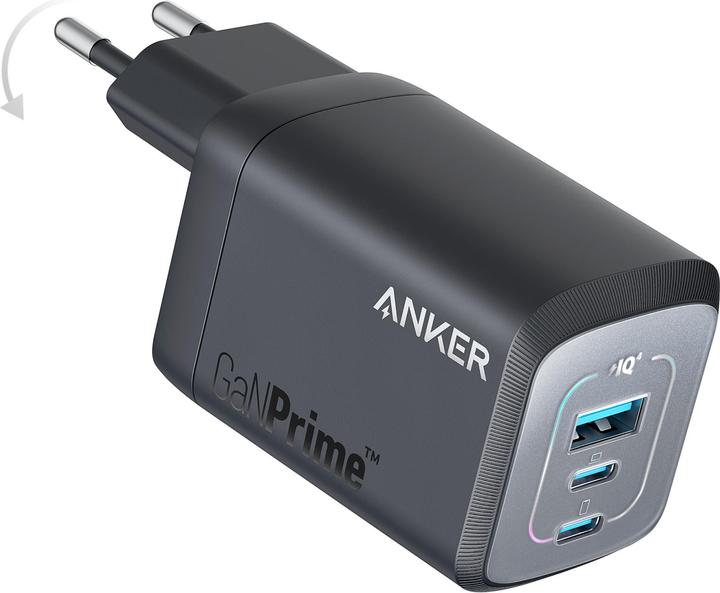Image du produit Anker 735 Chargeur mural Prime 67W 1A/2C Noir (67 W)