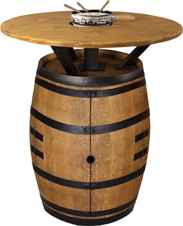 Image du produit Bodega Table haute barrique et réchaud à fondue "Alpage