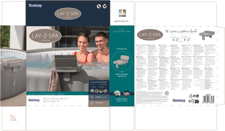 Actual product image Bestway Lay-Z-Spa 4-in-1 Hot Tub Accessory Tray