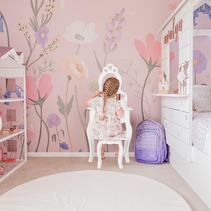 Image du produit Relaxdays Coiffeuse pour enfants (50 x 30 x 110 cm)