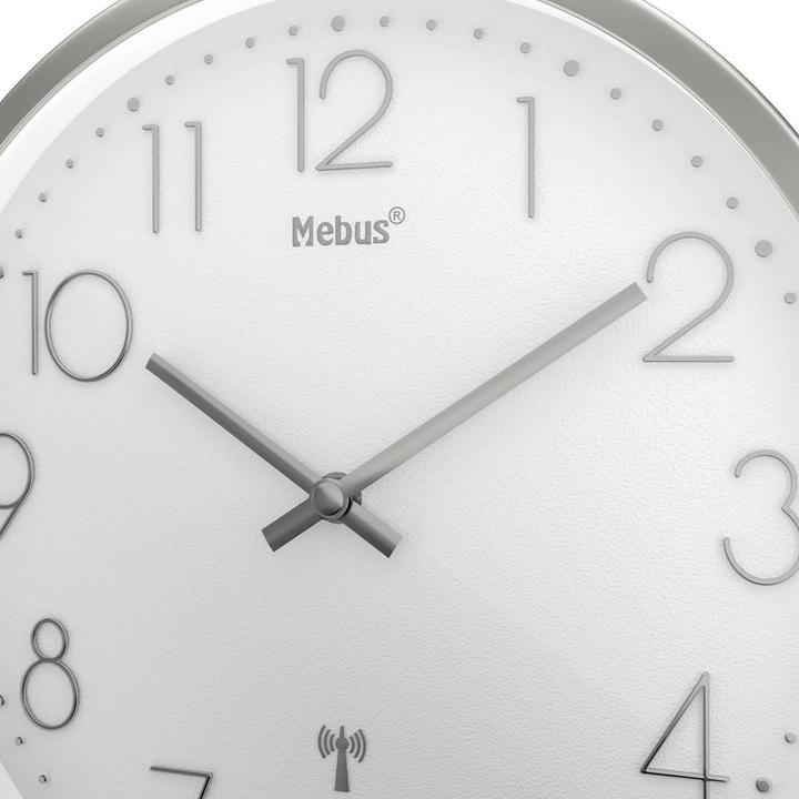 Actual product image Mebus Radio controlled wall clock (25 cm)