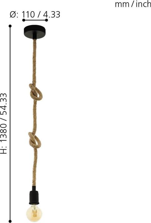 Actual product image EGLO Rampside (E27)