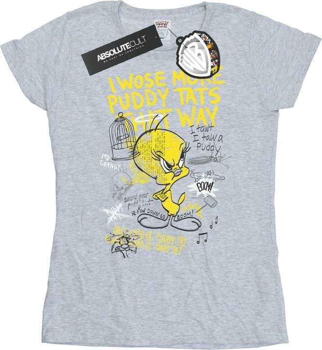 Image du produit Looney Tunes - T-shirt MORE PUDDY TATS - Femme (S)