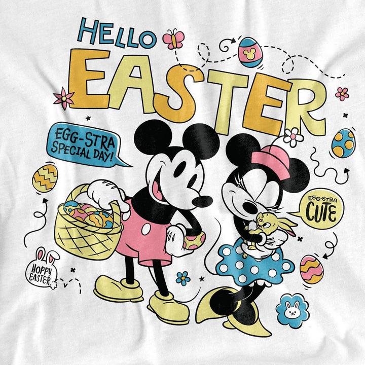 Immagine prodotto Mickey Mouse Hello Easter! Maglietta Pasqua Topolina Adulto Unisex (XL)