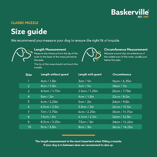 Valori nutrizionali e ingredienti Baskerville Classic Cesto Museruola per Cani (9, Cane)