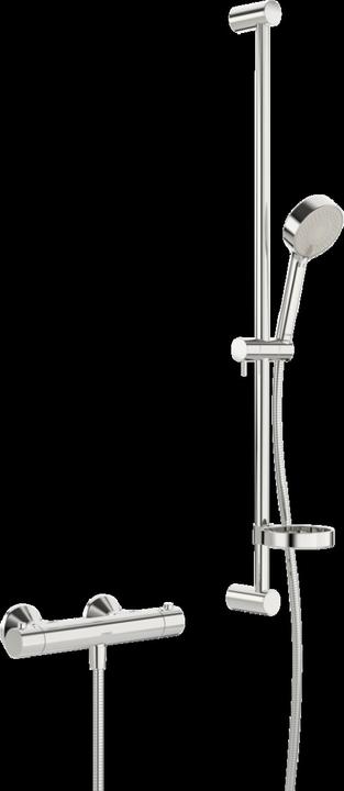 Actual product image Hansa Hansaunita shower fitting, shower holding bar 952 mm, 3 jets, chrome, 48130131
