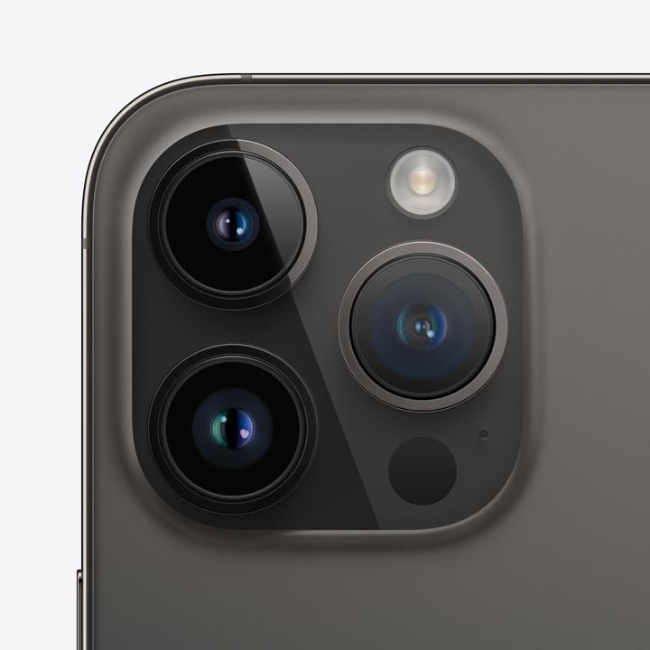 Image du produit Apple iPhone 14 Pro (128 Go, Noir Spatial, 6.10", SIM + eSIM, 48 Mpx, 5G)