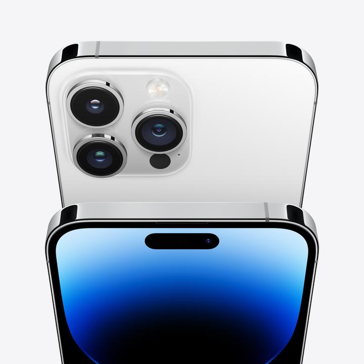 Image du produit Apple iPhone 14 Pro (256 Go, Silver, 6.10", SIM + eSIM, 48 Mpx, 5G)
