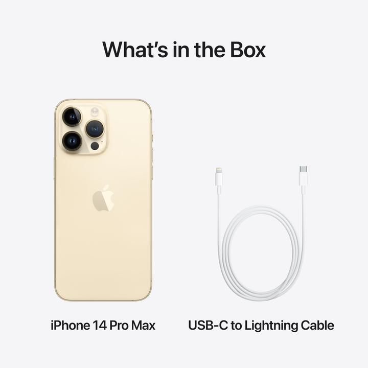 Productafbeelding Apple iPhone 14 Pro Max (512 GB, Goud, 6.70", SIM + eSIM, 48 Mpx, 5G)