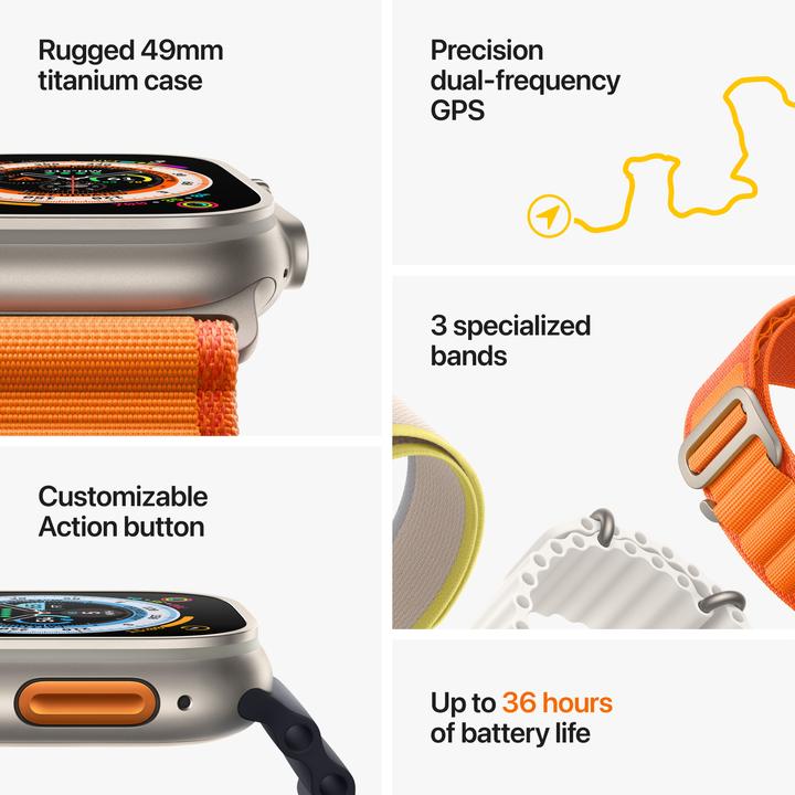 Immagine prodotto Apple Watch Ultra Alpine Loop (49 mm, 4G)