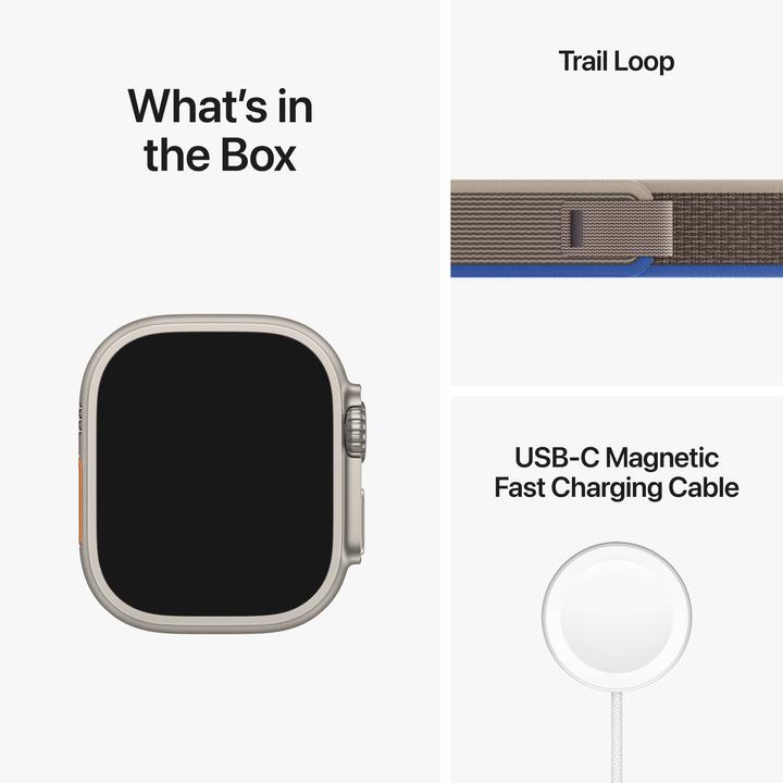 Immagine prodotto Apple Watch Ultra Trail Loop (49 mm, 4G)