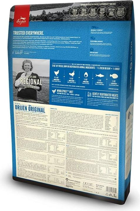 Actual product image Orijen Dog Original (Adult, 1 pcs., 6000 g)