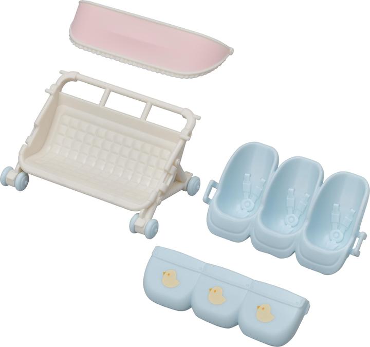 Immagine prodotto Sylvanian Families Passeggino per tre gemelli