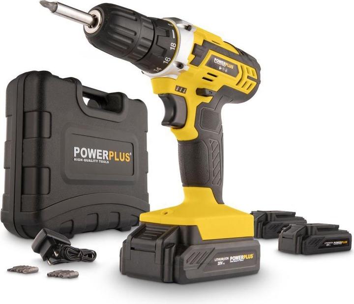 Powerplus Perceuse-visseuse (Fonctionnement sur batterie)