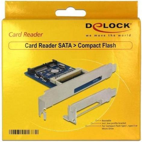 Actual product image Delock SATA II > Compact Flash Card Reader (SATA)