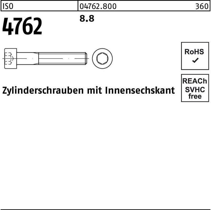 Actual product image Reyher Cheese head screw ISO 4762 with hexagon socket M 30 x 220 8.8 (5 Screws per piece)