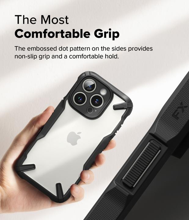 Actual product image Ringke Case for iPhone 16 Pro FUSION X BLACK (Apple iPhone 16 Pro)