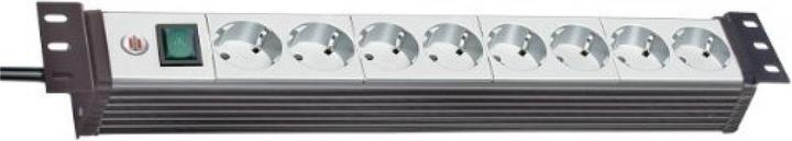 Image du produit Brennenstuhl Prem.-Line 19", 6way, 3m cable16A,switch (8 x, CEE 7/3, 3 m)