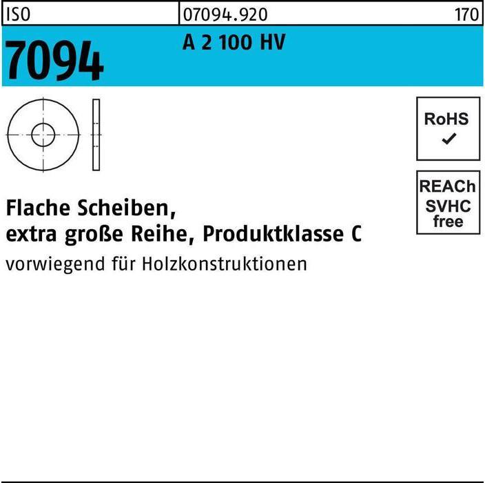 Produktbild Reyher Unterlegscheibe ISO 7094 16 A 2 100 HV