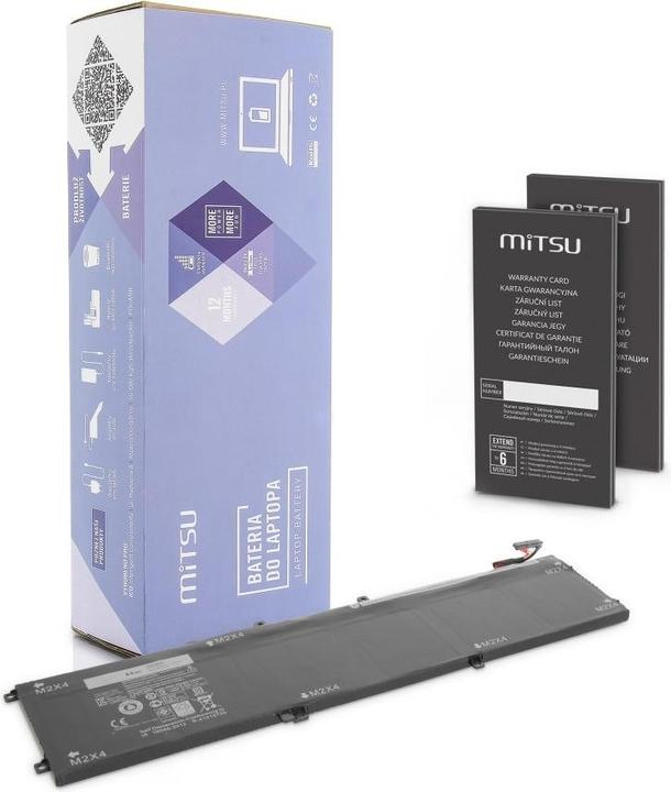 Immagine prodotto Mitsu BATTERIA BC/DE-XPS15 (DELL 7260 MAH 84 WH) - Batteria (1 Celle, 7260 mAh)