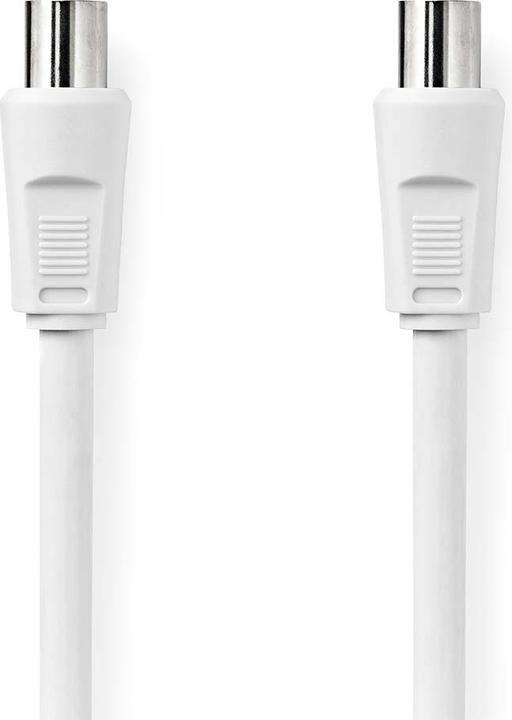 Actual product image Nedis Coaxial cable | IEC (Coax) male | IEC (Coax) female | Nickel-plated | 90 dB | 75 Ohm | Double (Antenna cable)
