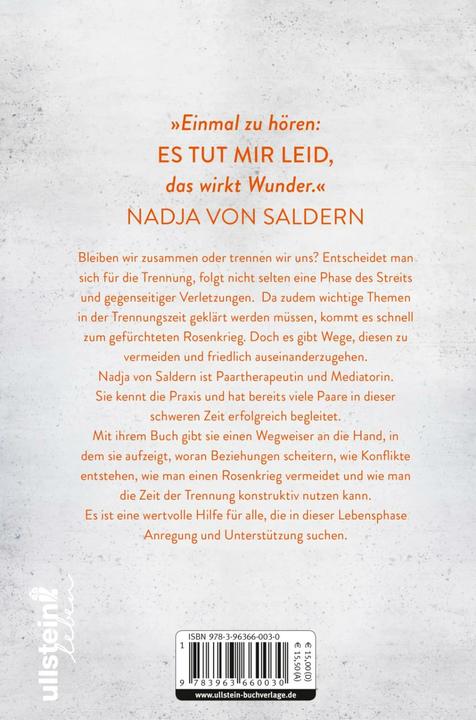 Image du produit Glücklich getrennt (Allemand, Nadja von Saldern, 2018)