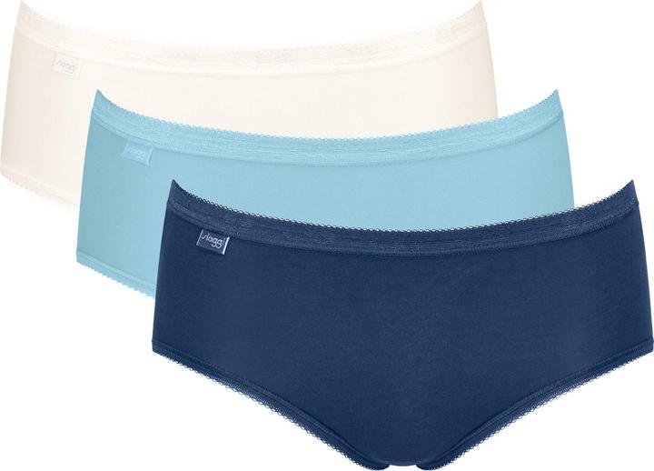 Actual product image Sloggi Unterhose BASIC+ MIDI Damen-Slip 3er Pack (40, pack of 3)