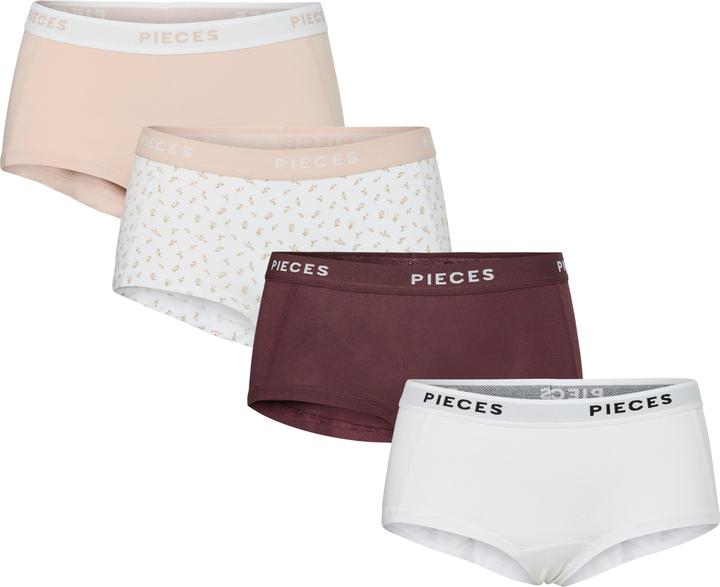 Immagine prodotto Pieces PCLOGO 4er-Pack Boxershorts (L, confezione da 4)