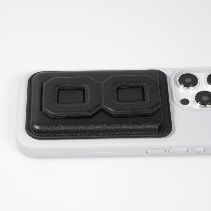 Produktbild PhoneLook Magnetischer Kartenhalter wallet MagSafe veganes Leder mit starkem Magneten und integriertem Klappst