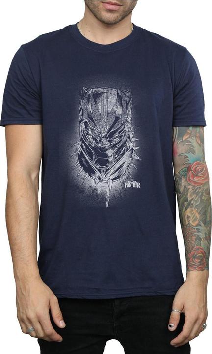 Immagine prodotto Maglietta Uomo Black Panther Spray Headshot (L)
