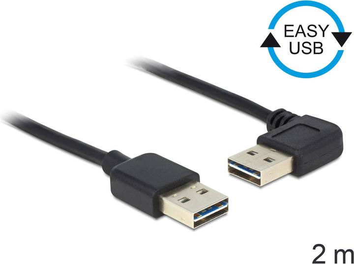 Produktbild Delock USB A – USB A (2 m, USB 2.0)