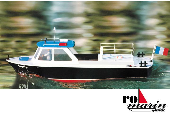 Actual product image Romarin Dolly Hafenbarkasse Schiff Baukasten
