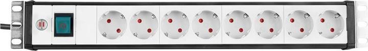 Image du produit Brennenstuhl Prem.-Line 19", 6way, 3m cable16A,switch (8 x, CEE 7/3, 3 m)
