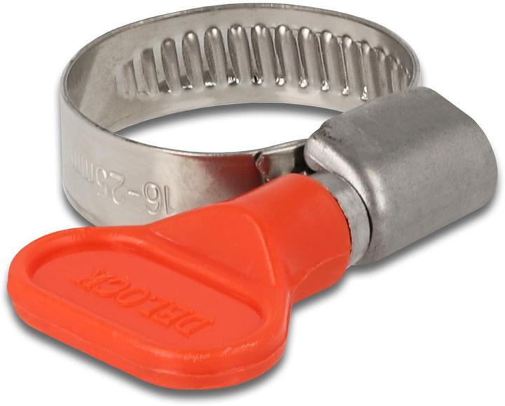 Delock Hose clamp with wing nut 16
