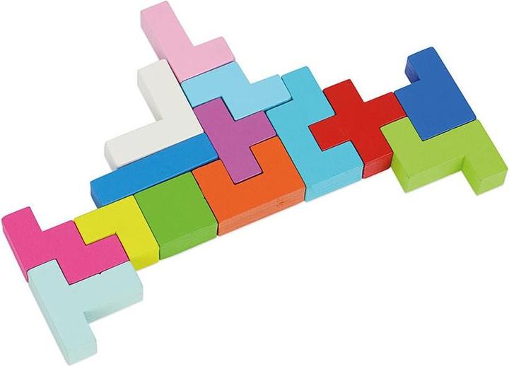 Produktbild Vilac Astublok Tetris Legespiel (Deutsch, Französisch, Italienisch, Englisch)