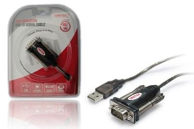 Image du produit Unitek Y-105A USB v. 1.1. DB9F/DB25M noir Adaptateur/interface de câble (1.50 m)