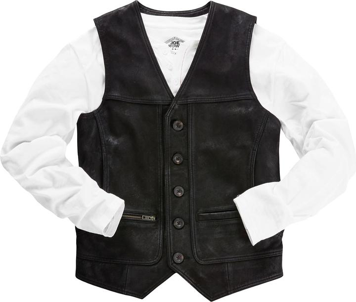 Immagine prodotto Joe Browns Gilet biker in pelle scamosciata (S)
