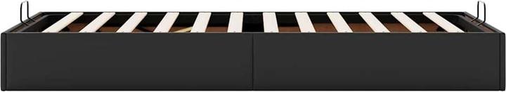 Image du produit VidaXL Ottoman-Bett ohne Matratze Schwarz 90x200 cm Kunstleder (90 x 200 cm)