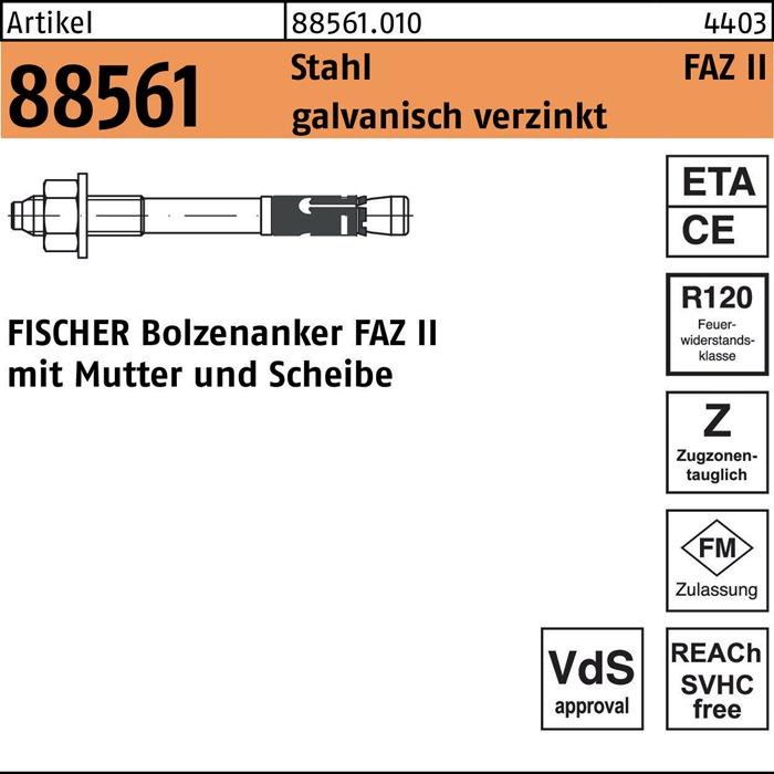 Immagine prodotto Fischer Bullone di ancoraggio (25 pz.)