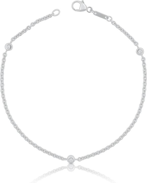Immagine prodotto Muau Ancora rotonda (19 cm, Oro bianco 750/18 carati)
