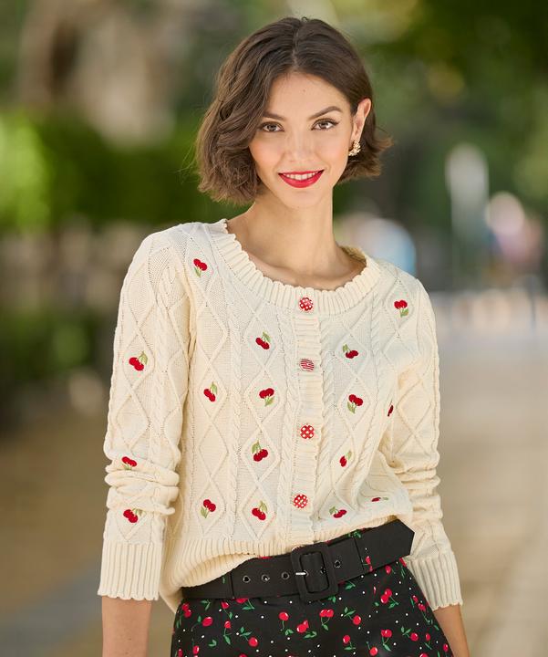 Produktbild Joe Browns Cherry Cable Knit Cardigan (38)