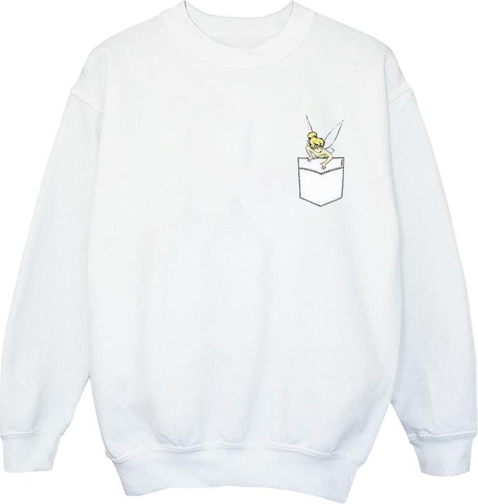 Disney Tinker Bell Faux Pocket Sweatshirt