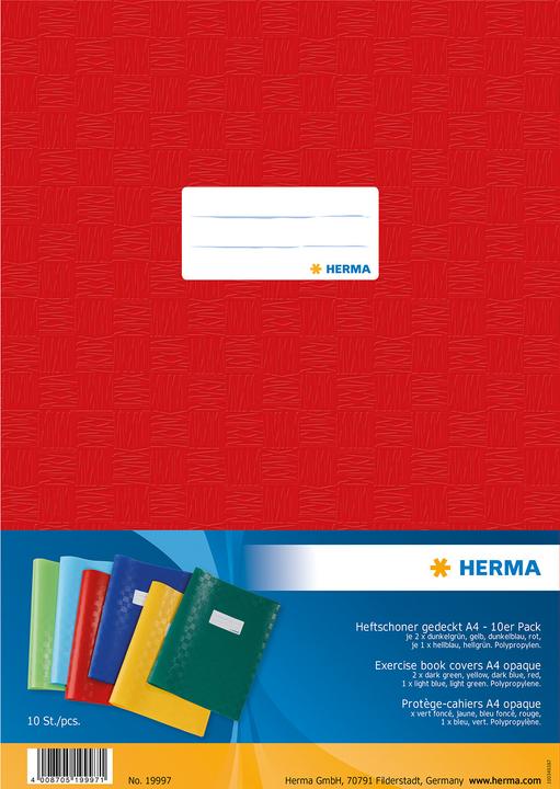 Produktbild Herma Heftschoner A4 mit Karomuster Prägung (A4)