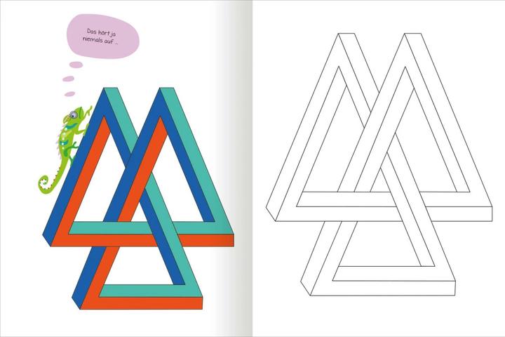 Actual product image Optical illusions - Colouring book