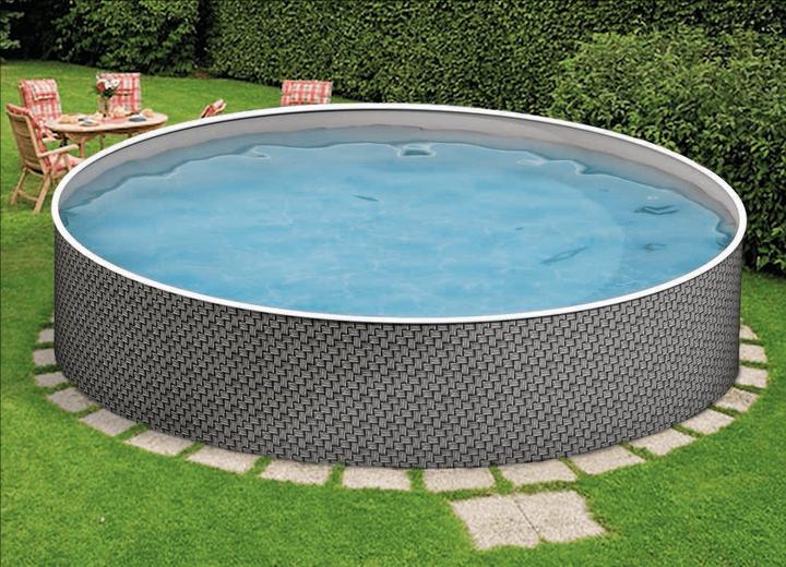 Produktbild Azuro 402 DL - 4,6m x 1,2m, RATTAN - ohne Leiter und Filter, mit Off-Axis-Löchern (460 x 120 cm)
